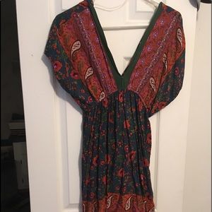 Paisley print dress